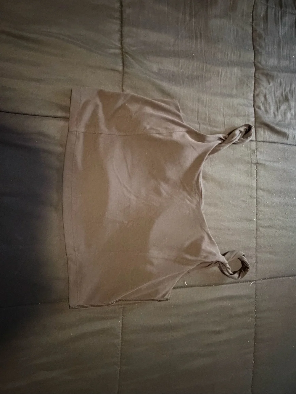 Women’s Lululemon Black Knot-Strap Crop Top